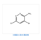 3-Amino-4-bromo-6-chloropyridazine