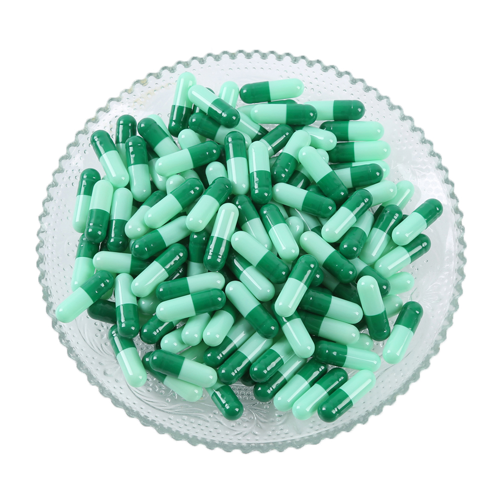 Size 00 TiO2 free Hard Gelatin empty capsules Titanium dioxide free  