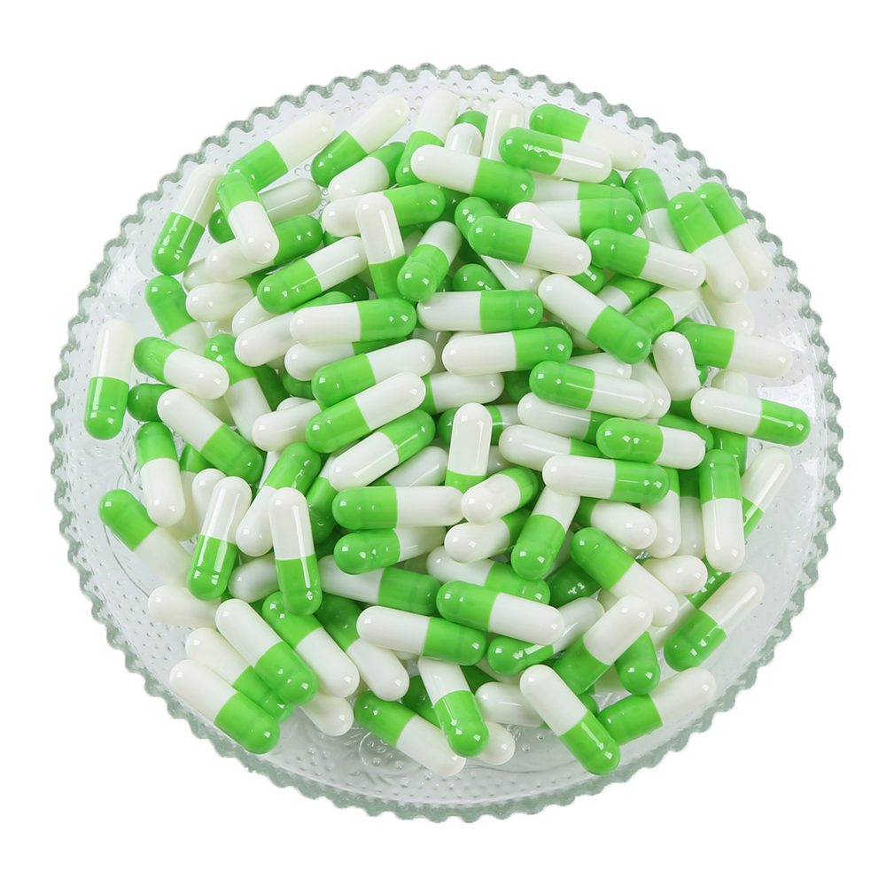 Size 1 TiO2 free Hard Gelatin empty capsules Titanium dioxide free  