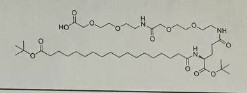 tBuo-Ste-Glu(AEEA-AEEA-OH)-0tBu