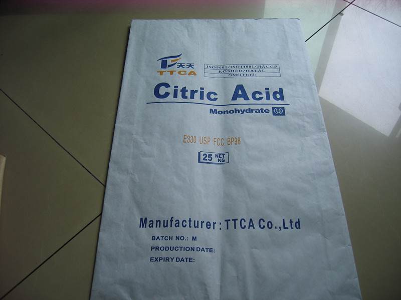 New Promotion Hot Style Food Grade Citric Acid Monohydrate High Purity Powder Bulk Industrial Supply  