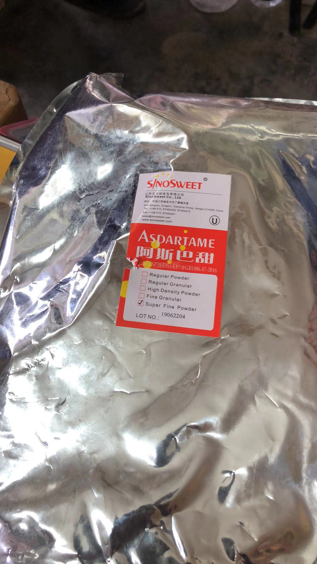 Modern Latest Custom-Made Pure Aspartame Sweetener Food Grade Aspartame Powder High Purity Bulk Supp  