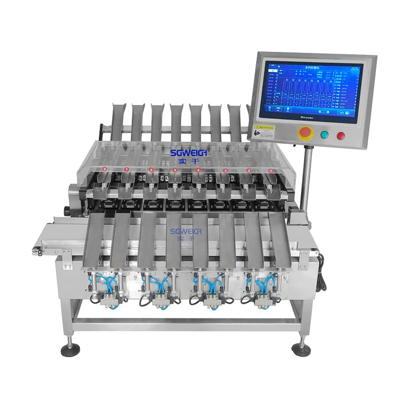 High Speed 8-line Strip Medicine Powder Check Weigher Machine for Packaging Lines