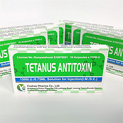 Tetanus antitoxin injection