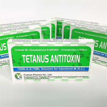 Tetanus antitoxin injection  