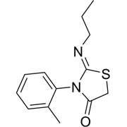(2Z)-3-(2-Methylphenyl)-2-(propylimino)-4-thiazolidinone