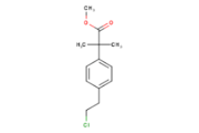 methyl 2-(4-(2-chloroethyl)phenyl)-2-methylpropanoate