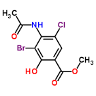 Methyl 4-acetamido-3-bromo-5-chloro-2-hydroxybenzoate