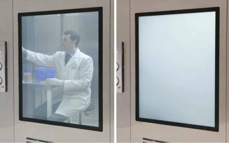 Smart Switchable Dimming Glass Cleanroom Window  