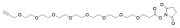 Propargyl-PEG7-C2-CONHS ester