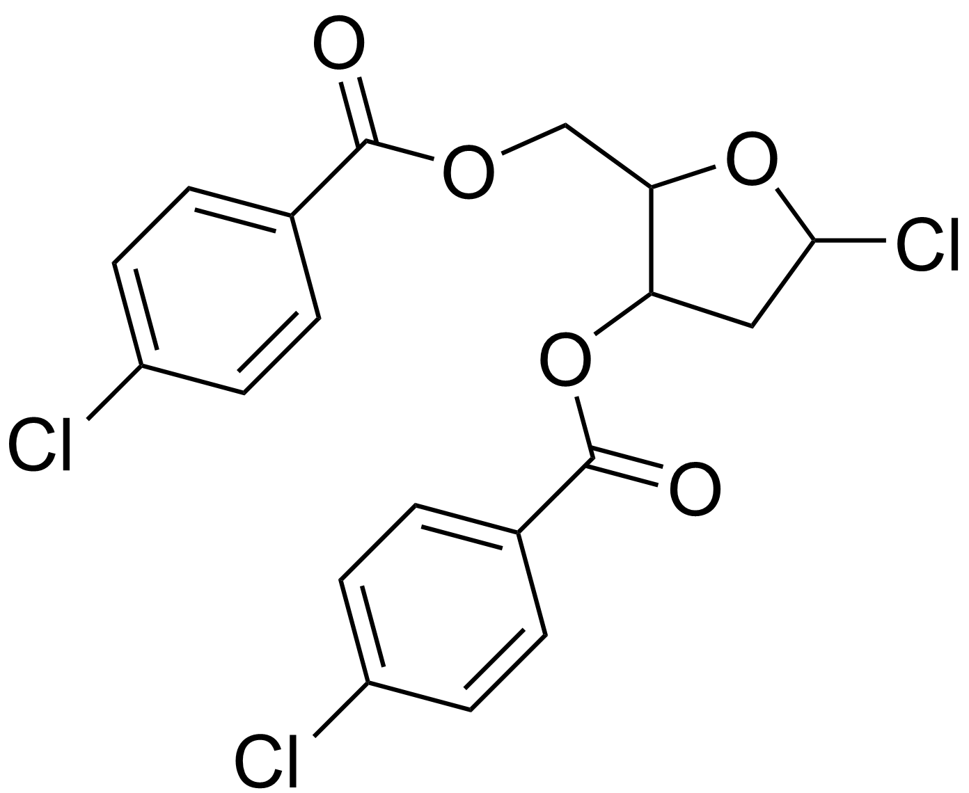 1-Chloro-3,5-di-(4-chlorobenzoyl)-2-deoxy-D-ribose