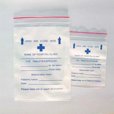 pill bags containers