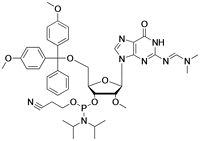5'-O-DMT-2'-OMe-dmf-G-CEPhosphoramidite