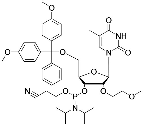 5'-O-DMT-2’-MOE-5-Methyluridine Phosphoramidite