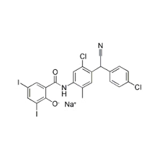 Closantel Sodium Dihydrate