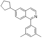 6-cyclopentyl-1-(3,5-dimethylphenyl)Isoquinoline