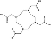 (1,4,7,10-tetra-carboxymethyl -1,4,7,10-teraaza-cyclododec  -1-yl)-acetic acid（DOTA）