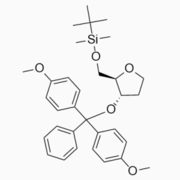 {(2R,3S)-3-[Bis-(4-methoxy-phenyl)-phenyl-methoxy]-tetrahydro-furan-2-ylmethoxy}-tert-butyl-dimethyl