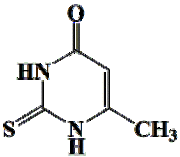 Methylthiouracilum; 56-04-2