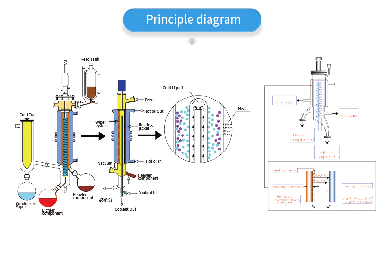 SHORT PATH MOLECULAR DISITILLATION
