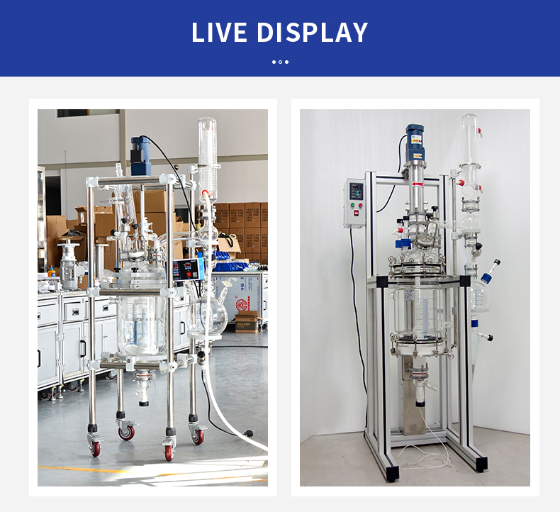 10-50L glass reactor