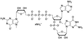 m7G(5')ppp(5')(2'-OMeA)pG·NH4