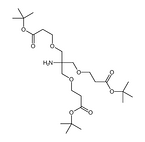 di-tert-butyl 3,3'-((2-amino-2-((3-(tertbutoxy)-3-oxopropoxy)methyl)propane-1,3-diyl)bis(oxy))dipro