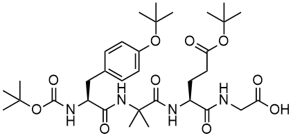 Boc-Tyr(tBu)-Aib-Glu(OtBu)-Gly-OH