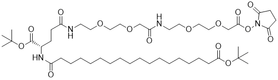 tBuO-Ste-γGlu(OtBu)-AEEA-AEEA-OSu