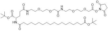 tBuO-Ste-γGlu(OtBu)-AEEA-AEEA-OSu