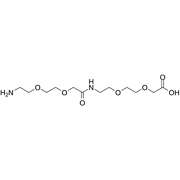 17-Amino-10-oxo-3,6,12,15-tetraoxa-9-azaheptadecanoic acid