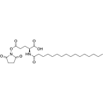 (S)-5-((2,5-dioxopyrrolidin-1-yl)oxy)-5-oxo-2-palmitamidopentanoic acid