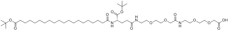 C20-OtBu-Glu(OtBu)-AEEA-AEEA-OH