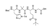 Boc-His(Trt)-Aib-Glu(OBtu)-Gly-OH