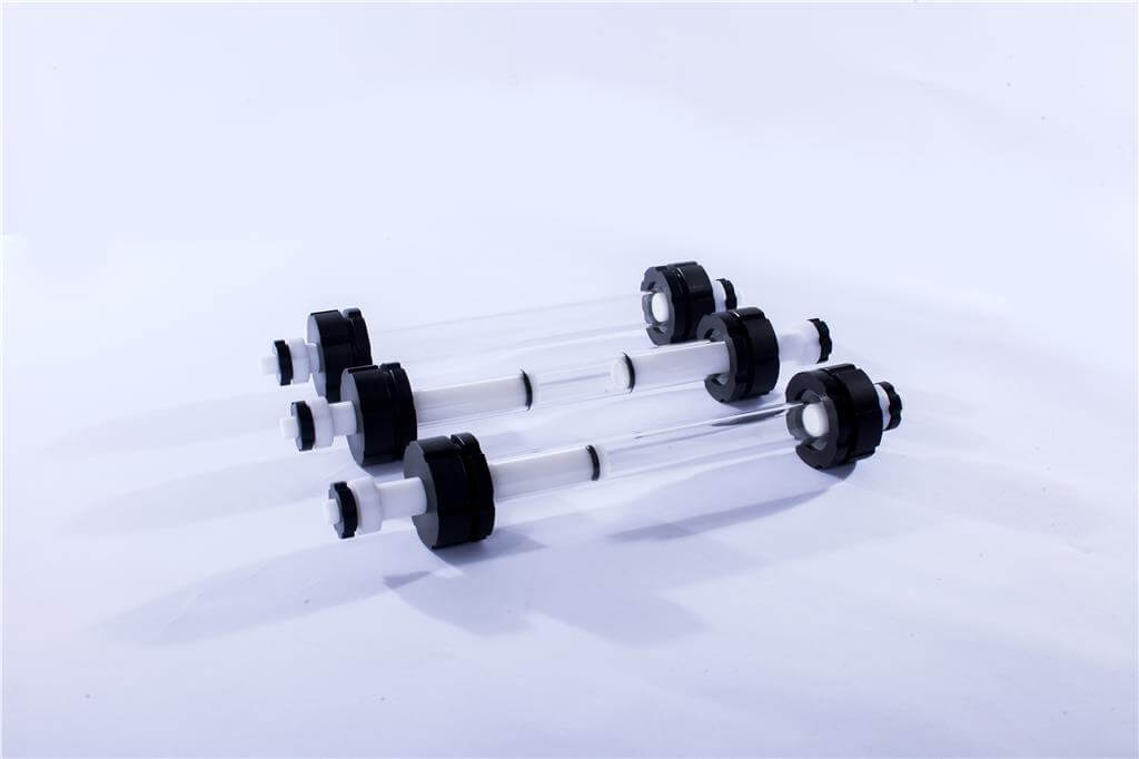 FKricorn protein chromatography column with extended piston rod