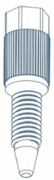 1/16 connector & stopper external thread