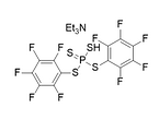 triethylamine bis(perfluorophenyl) phosphorotetrathioate