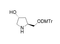 (3R,5S)-5-((bis(4-methoxyphenyl)(phenyl)methoxy)methyl)pyrrolidin-3-ol