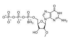 (a-boranotriphosphate) ((2R,3R,4R,5R)-5-(2-amino-6-oxo-1,6-dihydro-9Hpurin-9-yl)-3-hydroxy-4-metho