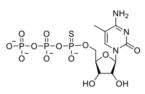 α-Thio-((2R,3S,4R,5R)-5-(4-amino-5-methyl-2-oxopyrimidin-1(2H)-yl)-3,4-dihydroxytetrahydrofuran-2-yl