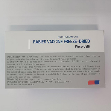 Rabies Vaccine Freeze-Dried (Vero Cell) Pharma