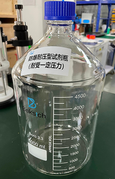 Plastic Coated Laboratory Bottle
