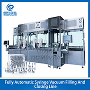 Advanced Automatic Syringe Vacuum Filling And Closing Line