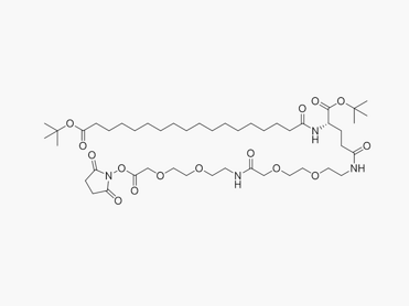 tBuO-Ste-Glu(AEEA-AEEA-OSU)-OtBu (Fatty Acid Side Chain)