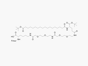 Fmoc-Lys(tBuO-Ste-Glu(AEEA-AEEA)-OtBu)-OH (Fatty Acid Side Chain)