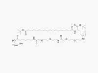 Fmoc-Lys(tBuO-Ste-Glu(AEEA-AEEA)-OtBu)-OH (Fatty Acid Side Chain)