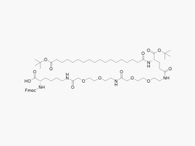 Fmoc-Lys(tBuO-Ste-Glu(AEEA-AEEA)-OtBu)-OH (Fatty Acid Side Chain)