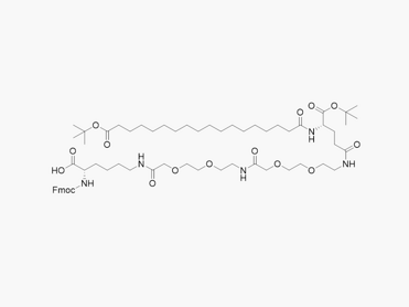 Fmoc-Lys(tBuO-Ste-Glu(AEEA-AEEA)-OtBu)-OH (Fatty Acid Side Chain)