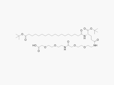 tBuO-Ste-Glu(AEEA-AEEA-OH)-OtBu (Fatty Acid Side Chain)