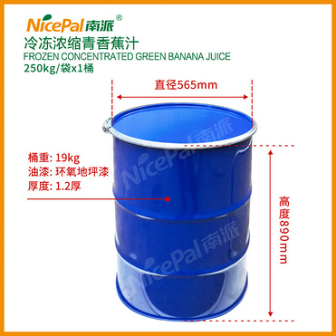 Frozen Concentrated Green Banana Juice